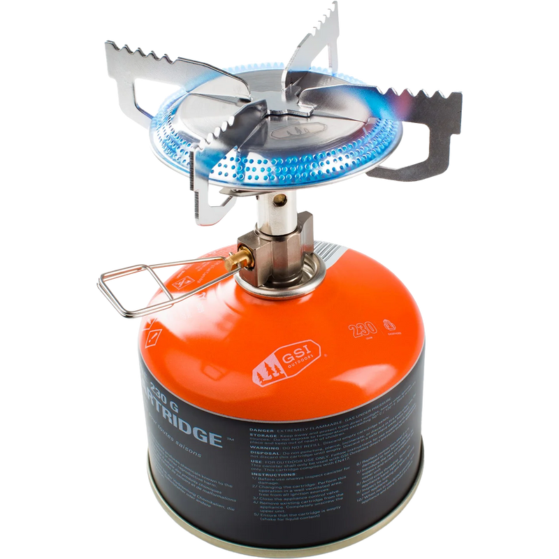 Glacier Camp Stove, GSI Outdoors Glacier Camp Stove on fuel