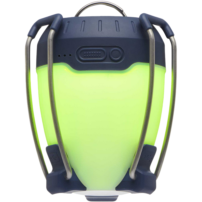 Orbiter 650 Lantern, Black Diamond Orbiter 650 Lantern in Ink Blue with green light