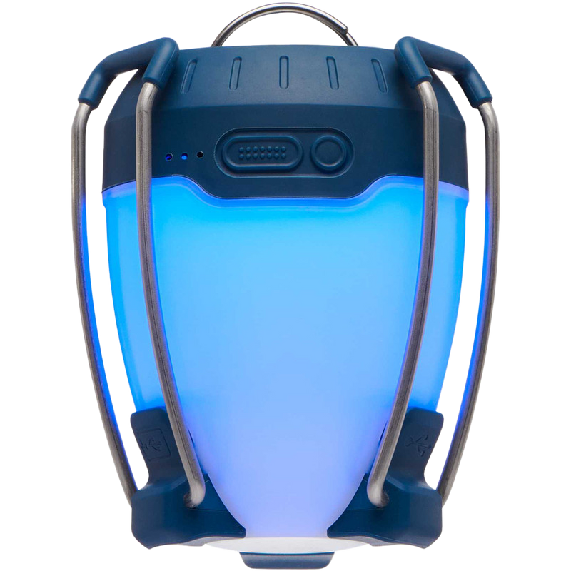 Orbiter 650 Lantern, Black Diamond Orbiter 650 Lantern in Ink Blue with blue light