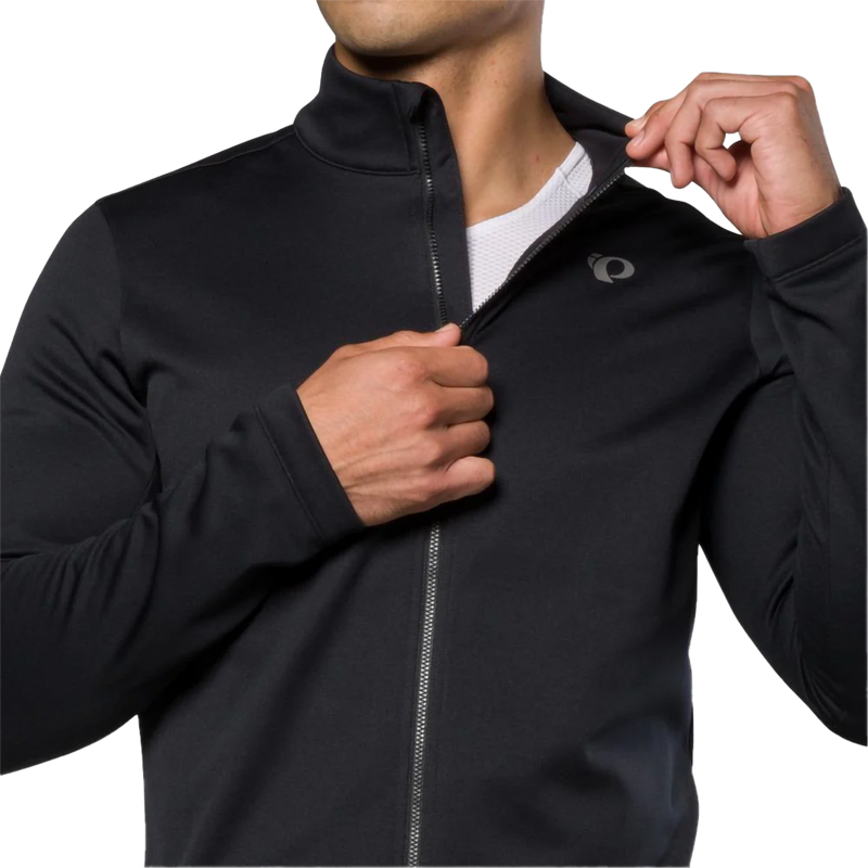 Men's Quest Thermal Jersey, Pearl Izumi Men's Quest Thermal Jersey in Black front zipper