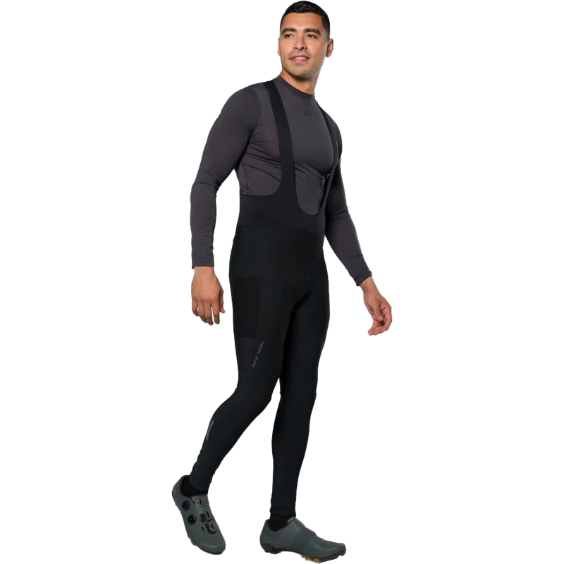 Men's Expedition Thermal Bib Tight, Pearl Izumi Men's Expedition Thermal Bib Tight in Black front right