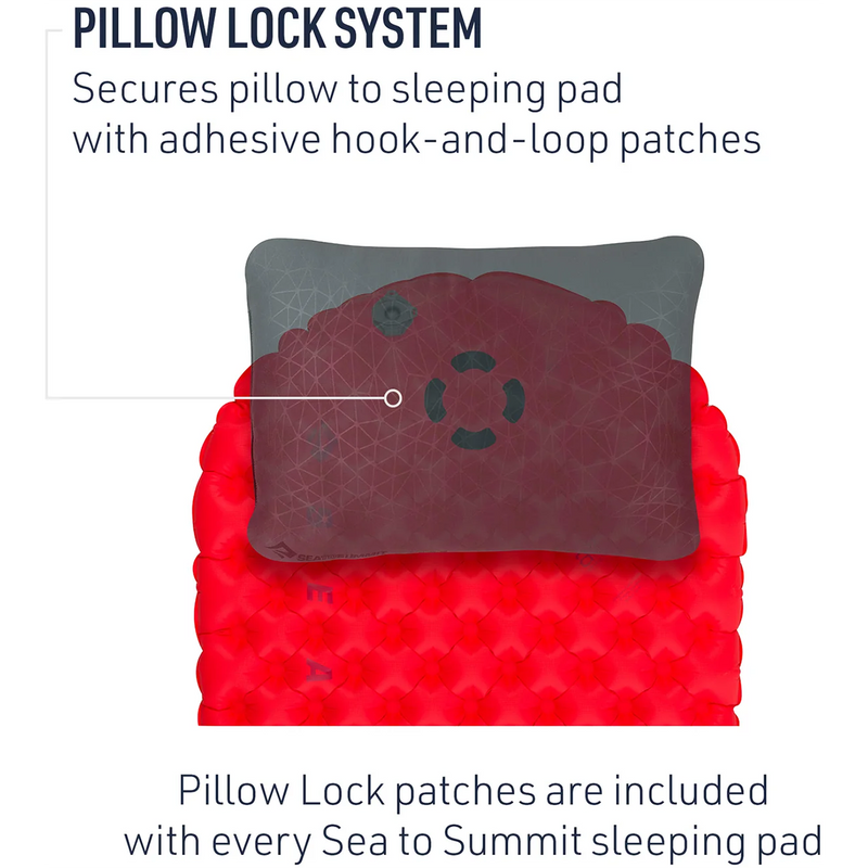 Comfort Plus Insulated Large, Sea to Summit Comfort Plus Insulated - Large in Red pillow lock system
