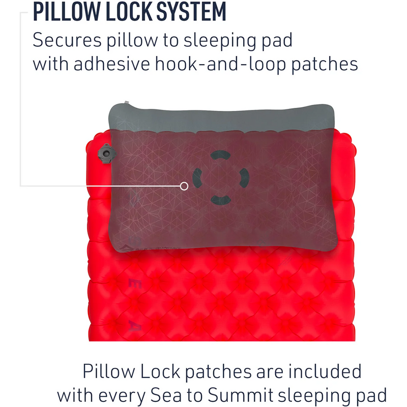 Comfort Plus XT Insulated Regular Wide, Sea to Summit Comfort Plus XT Insulated - Regular Wide in Red pillow lock system