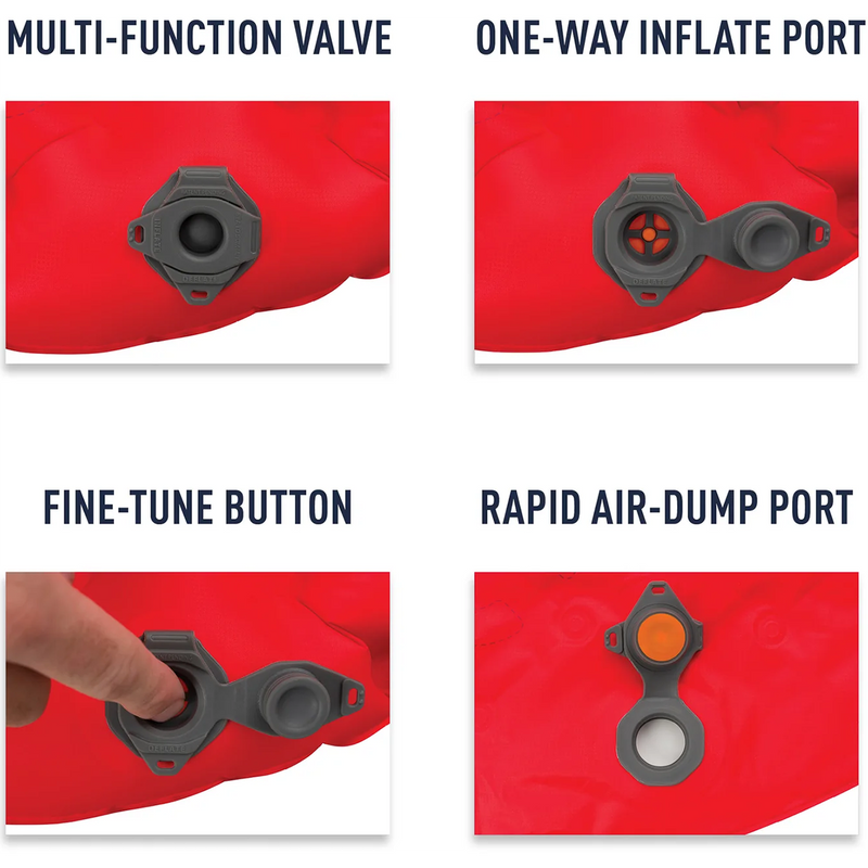 Comfort Plus XT Insulated Large, Sea to Summit Comfort Plus XT Insulated - Large in Red valves
