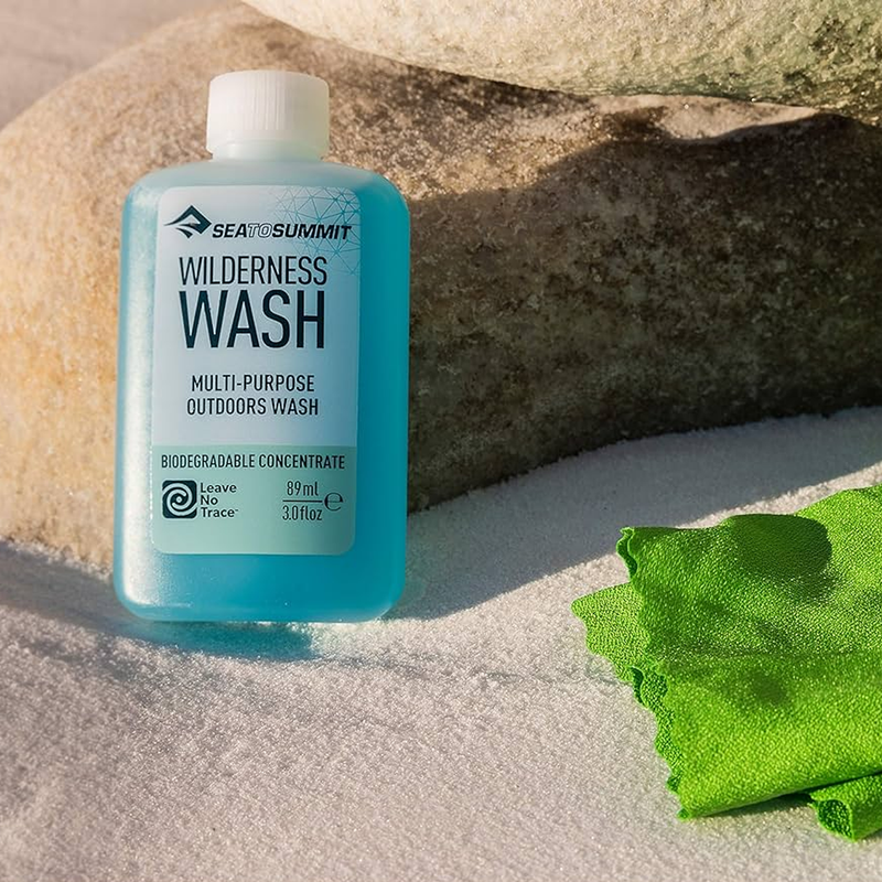 Wilderness Wash 8.5 oz, Sea to Summit Wilderness Wash 8.5 oz at camp