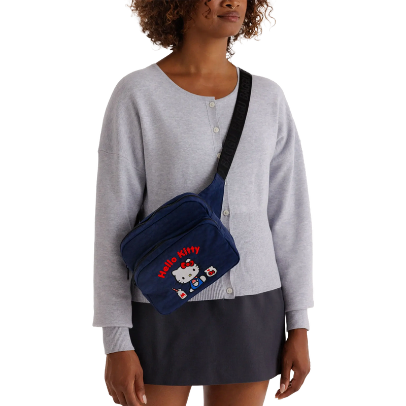 Hello Kitty Fanny Pack, BAGGU Hello Kitty Fanny Pack on model