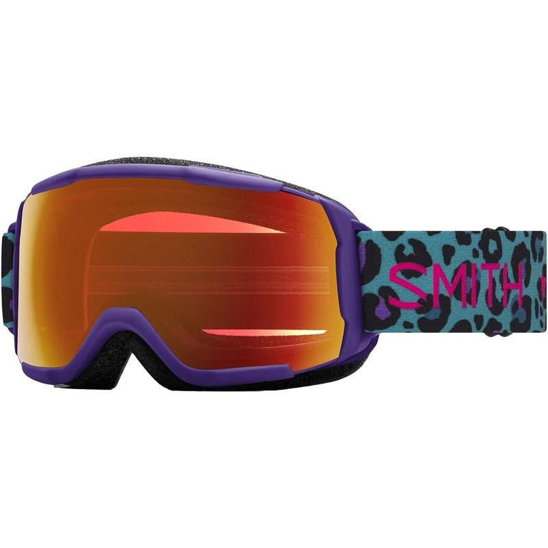 Smith Sport Optics Youth Grom in Purple Haze Neon Cheetah + CP Everyday Red Mirror