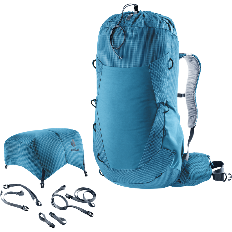 Aircontact Ultra 40+5, Deuter Aircontact Ultra 40+5 pack with additional cap
