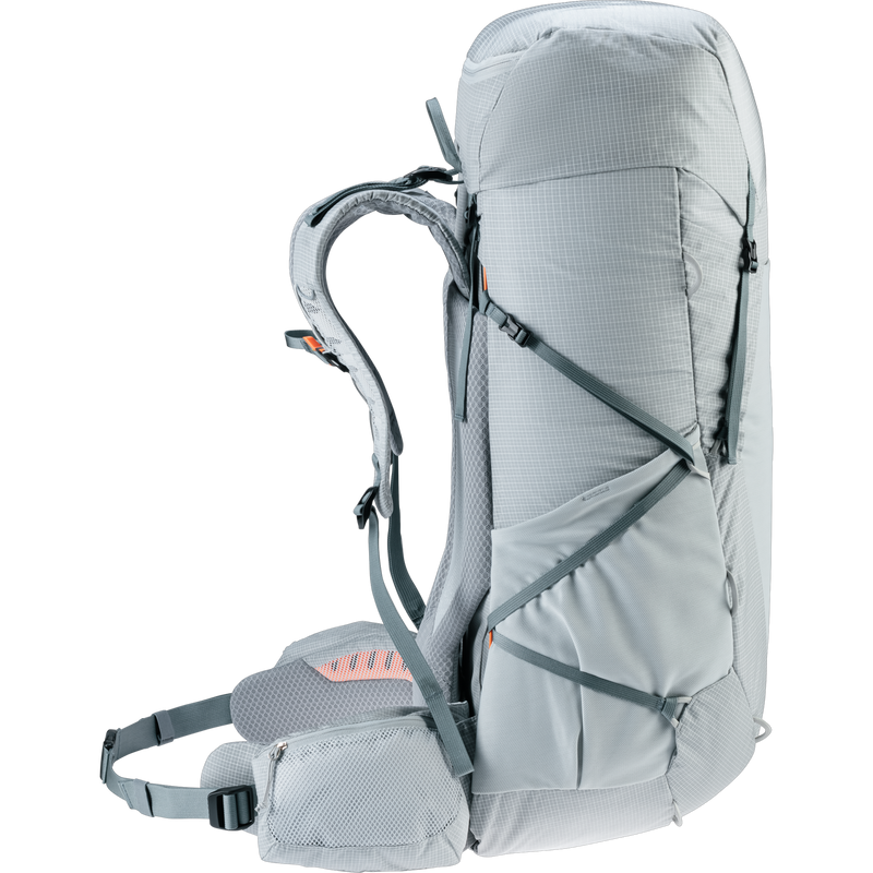 Aircontact Ultra 50+5, Deuter Aircontact Ultra 50+5 in Tin-Shale left profile