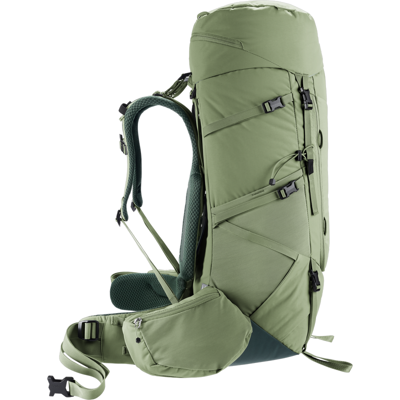 Aircontact Core 45+10 SL, Deuter Aircontact Core 45+10 SL in Grove-Ivy left profile