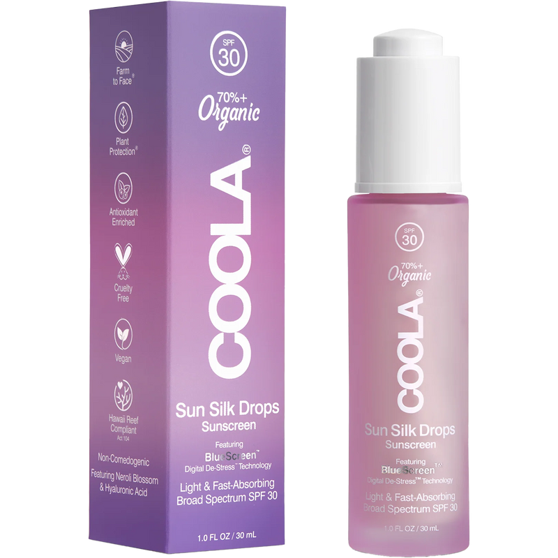 Sun Silk Drops Organic Face Sunscreen SPF 30, Featured Image