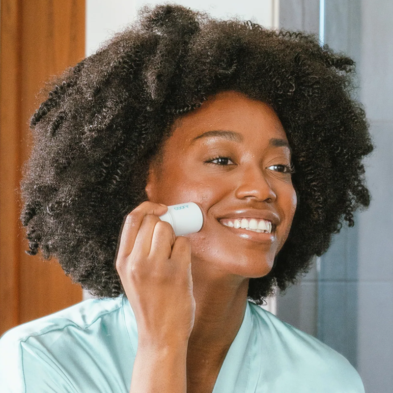 Refreshing Water Hydration Stick Organic Face Sunscreen SPF 50, COOLA Refreshing Water Hydration Stick Organic Face Sunscreen SPF 50 on face