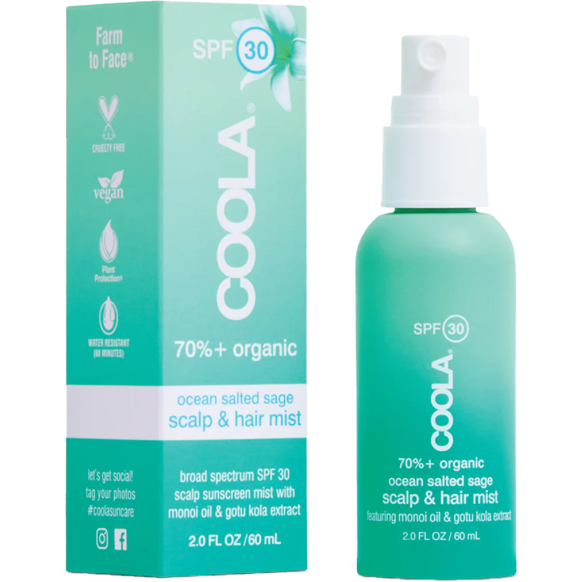 Scalp & Hair Mist Organic Sunscreen SPF 30 alternate view
