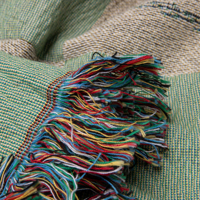 Peanuts x Parks Project Woven Blanket, Parks Project Peanuts x Parks Project Woven Blanket end strands