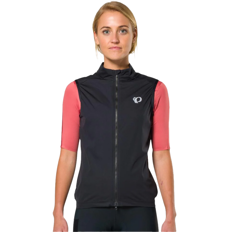 Women's Pro Barrier Vest, Pearl Izumi Women's Pro Barrier Vest in 021-Black on model front