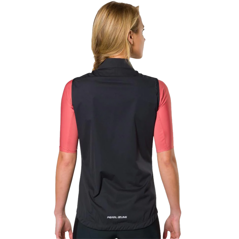 Women's Pro Barrier Vest, Pearl Izumi Women's Pro Barrier Vest in 021-Black on model back