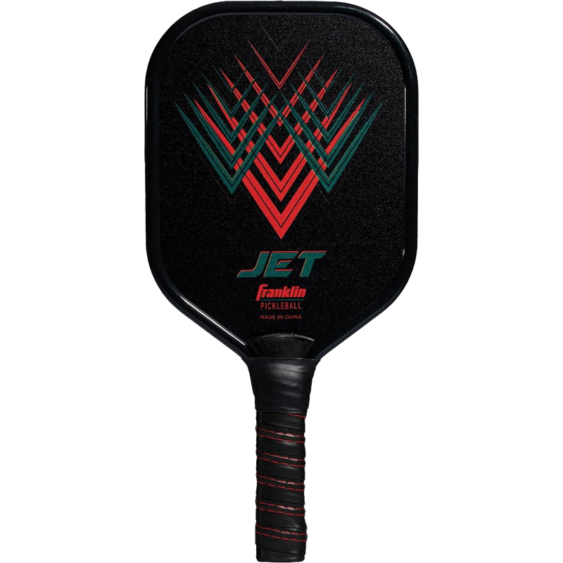 Jet Aluminum Pickleball Set, Franklin Sports Pickleball Jet 2-Player Aluminum Set red paddle