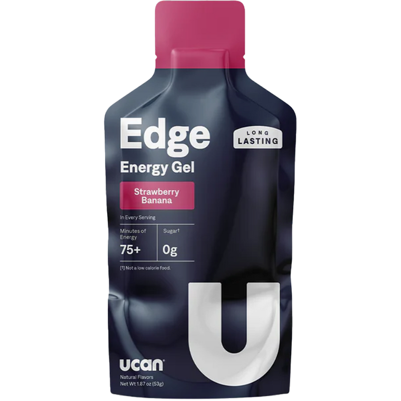 UCAN Edge Energy Gels Strawberry Banana Single Pouch