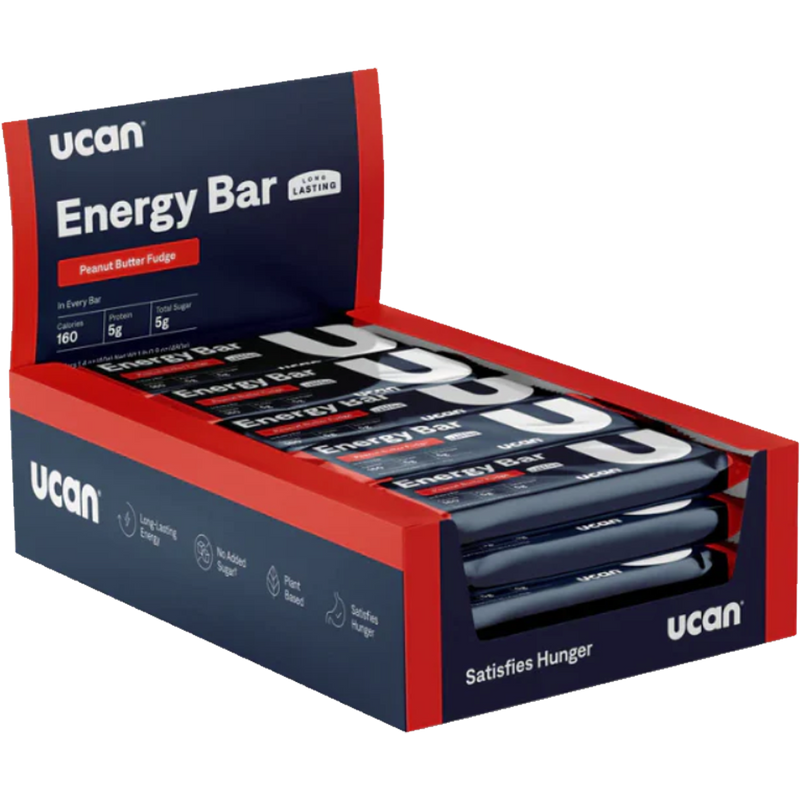Energy Bars, UCAN Energy Bars 12 pack open