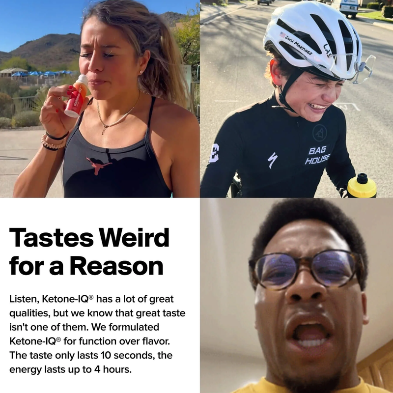 Ketone-IQ 2 oz Shots, Ketone IQ taste