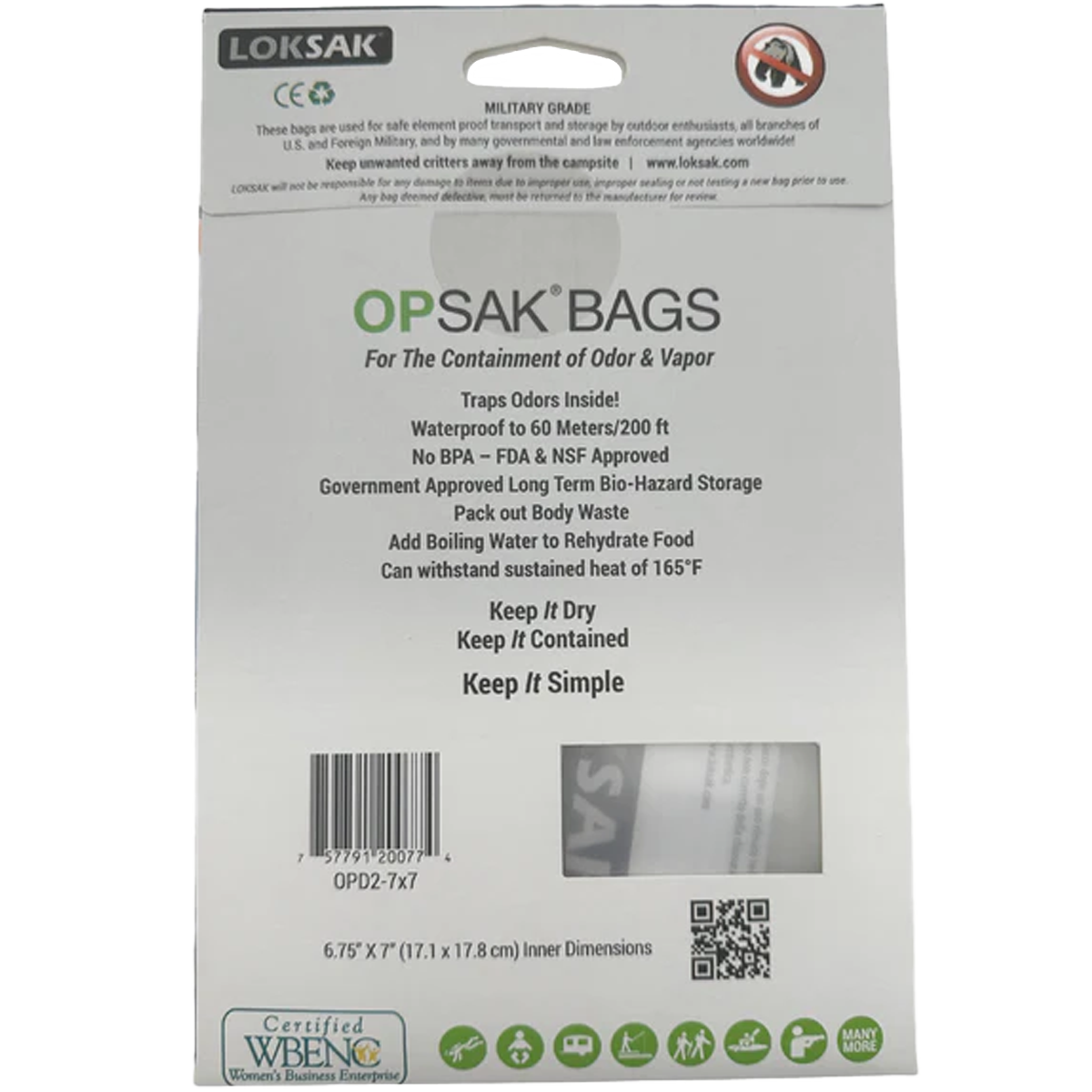 Opsak Barrier Bag 7