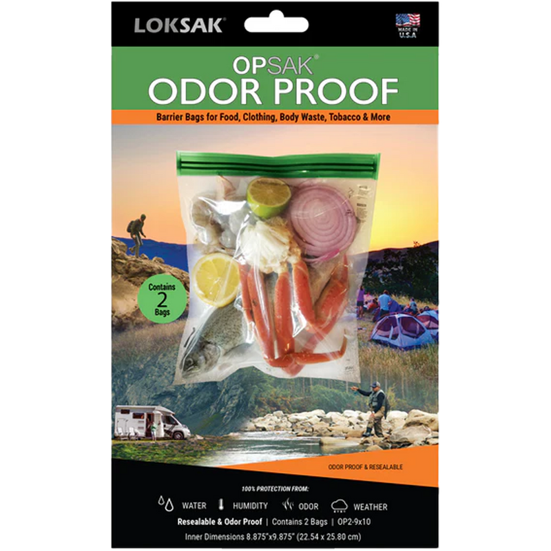 Opsak Barrier Bag 9" x 10" (2 Pack), Loksak Opsak Barrier Bag 9" x 10" (2 Pack) front