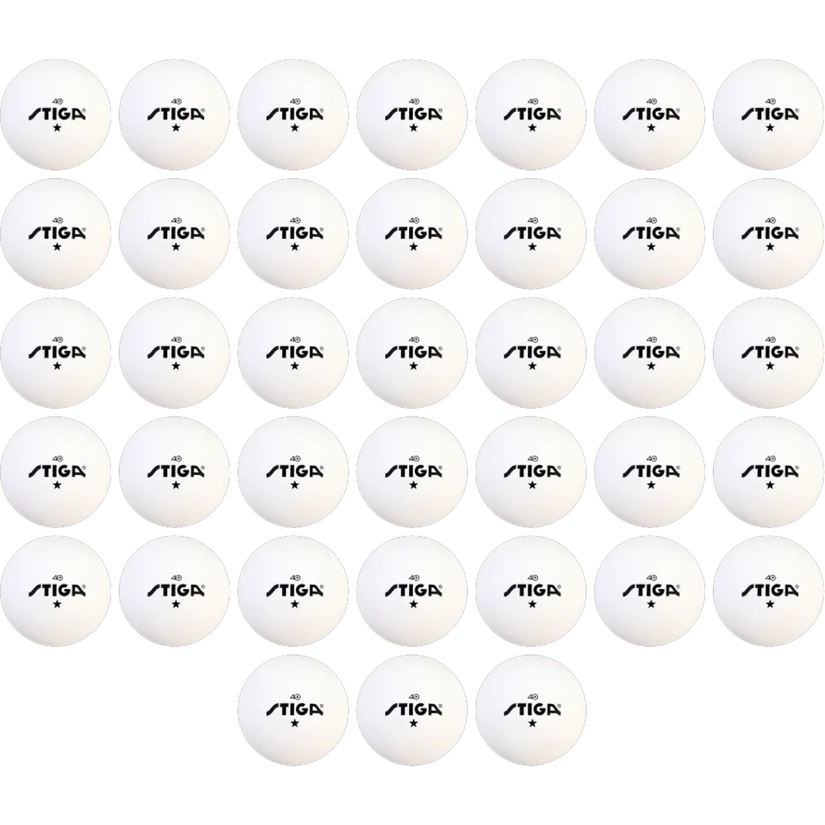 1-Star Table Tennis Balls (38 Pack) alternate view