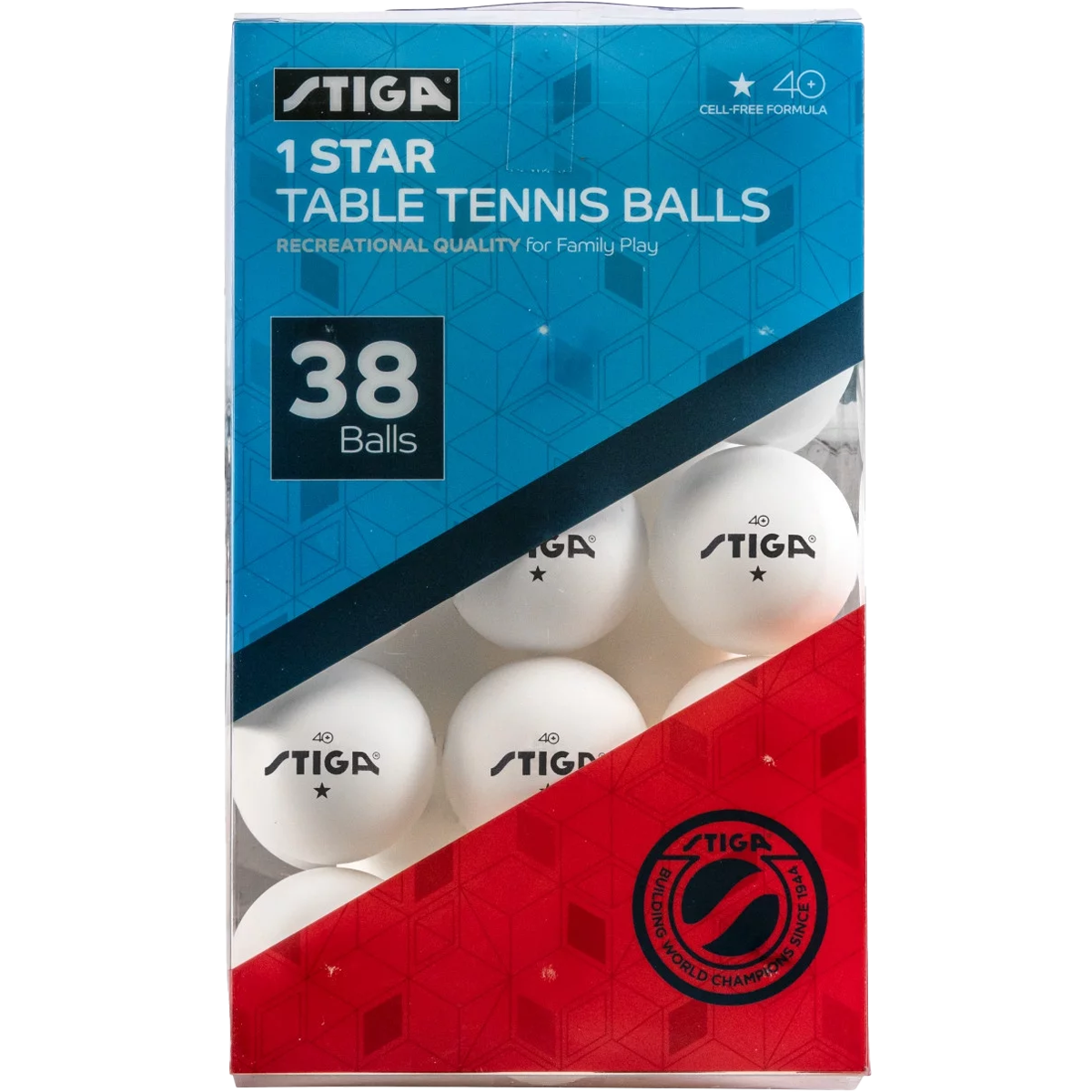 1-Star Table Tennis Balls (38 Pack) alternate view