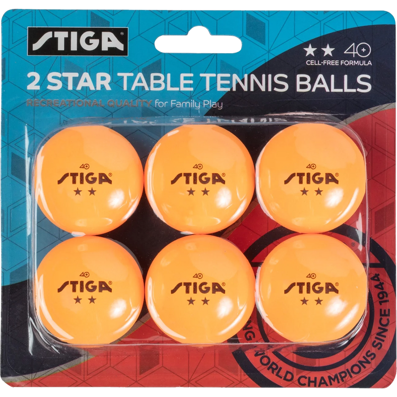 2-Star Table Tennis Balls (6 Pack), Featured Image