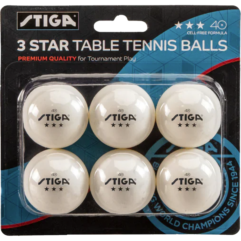 3-Star Table Tennis Balls (6 Pack), Featured Image