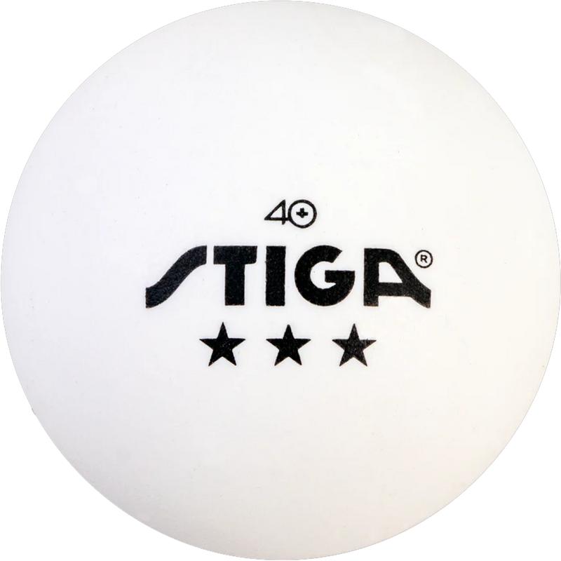 3-Star Table Tennis Balls (6 Pack), STIGA 3-Star Table Tennis Balls single ball