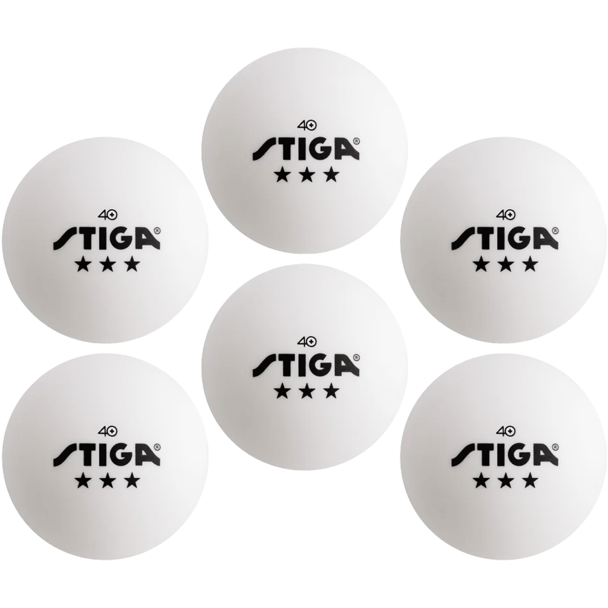 3-Star Table Tennis Balls (6 Pack) alternate view
