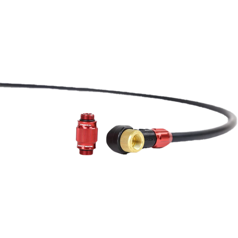 Steel Floor Drive 3.5 Flat Black, Lezyne Steel Floor Drive 3.5 Flat Black in Flat Black valve