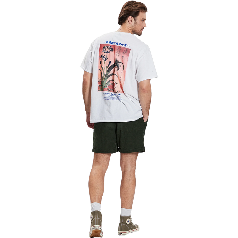 Men's BDG Hokusai Palm Tee, Men's BDG Hokusai Palm Tee in White back