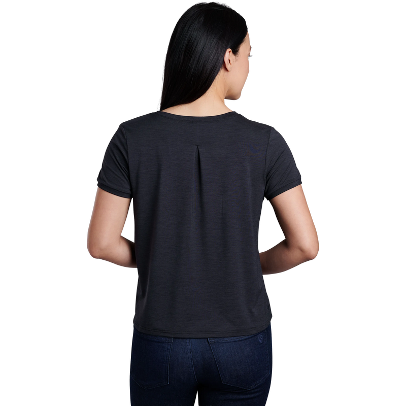 Women's Inspira Short Sleeve, Kuhl Women's Inspira Short Sleeve in Black back