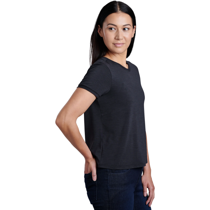 Women's Inspira Short Sleeve, Kuhl Women's Inspira Short Sleeve in Black right