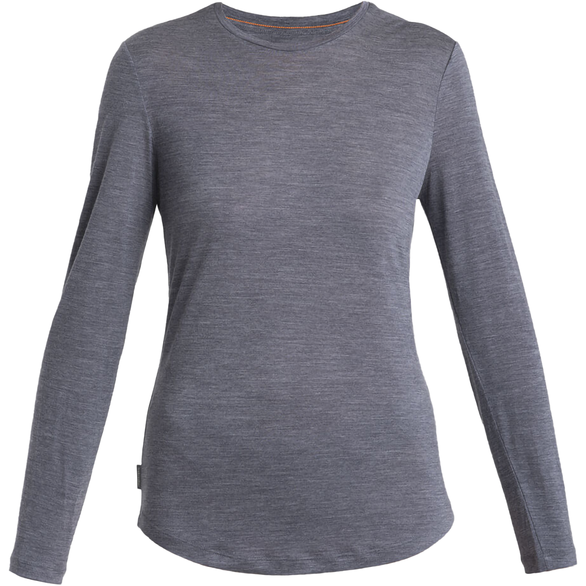 Icebreaker Women's Merino 125 Cool-Lite Sphere III Long Sleeve Tee in Midnight Navy Heather flat