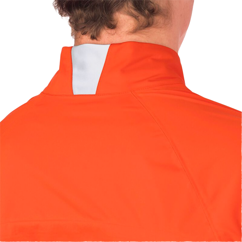 Men's Chrono Expert Rain Jacket, Giro Men's Chrono Expert Rain Jacket in Vermillion back collar