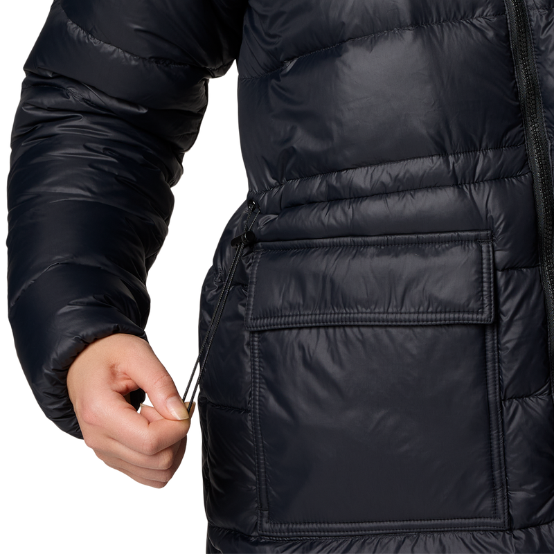 Women's Harmony Falls Mid Down Jacket, Columbia Women's Harmony Falls Mid Down Jacket waist cinch