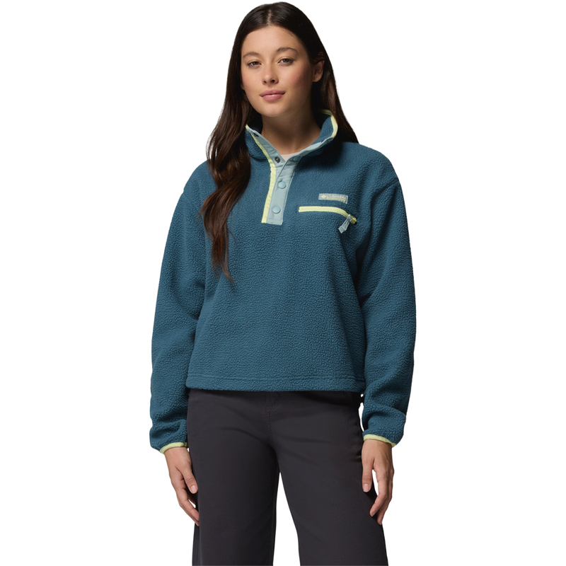 Women's Helvetia II Cropped 1/2 Snap Pullover, Featured Image
