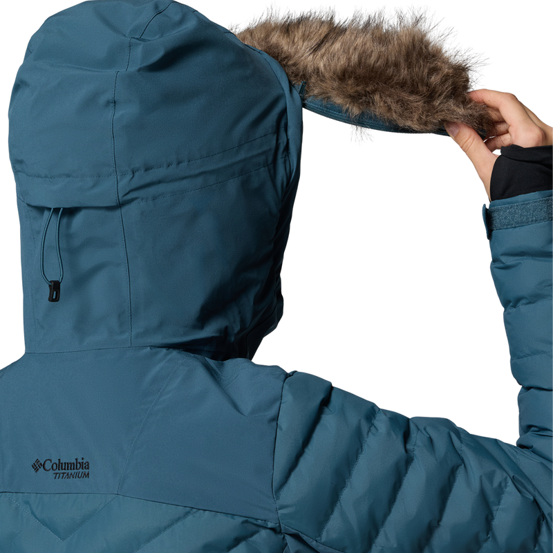 Women's Bird Mountain III Insulated Jacket, Columbia Women's Bird Mountain III Insulated Jacket removable fur trim