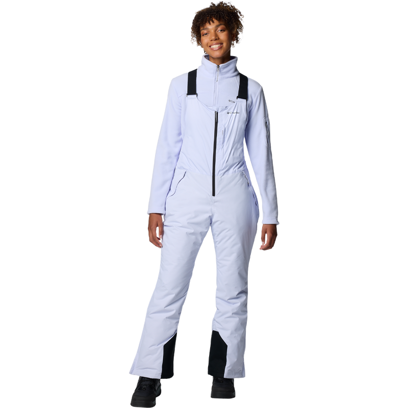 Columbia Women's Iceventure™ II Bib in Snowdrift Dobby Black