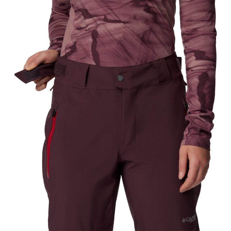 Women's Platinum Peak II 3L Pant, Columbia Women's Platinum Peak™ II 3L Pants waist adjustment