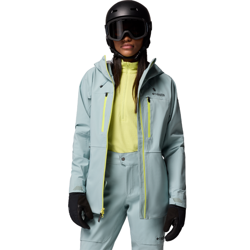 Women's Platinum Peak II 3L Shell, Columbia Women's Platinum Peak™ II 3L Shell Jacket front open