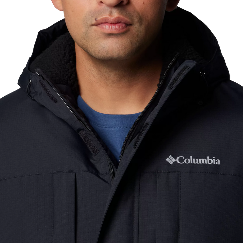 Men's Landroamer Sherpa Lined Jacket, Columbia Men's Landroamer Sherpa Lined Jacket collar