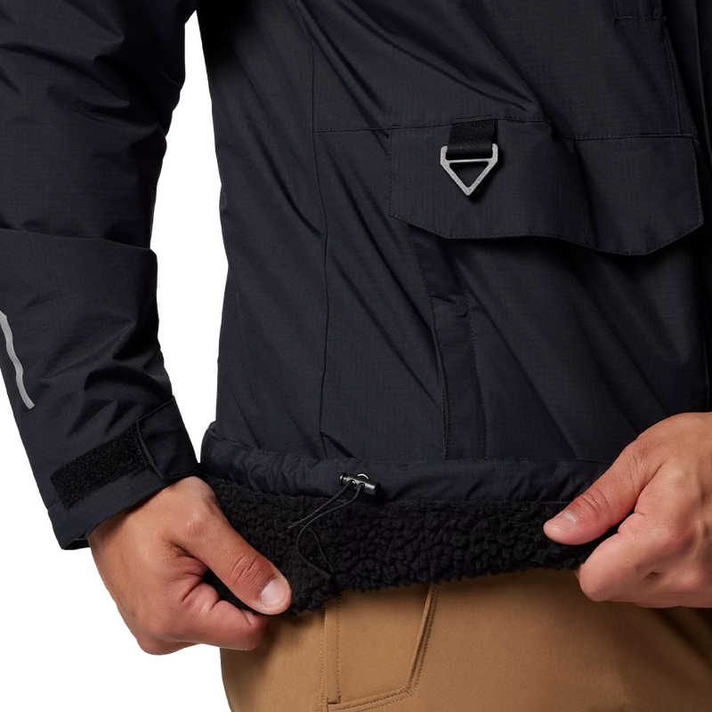 Men's Landroamer Sherpa Lined Jacket, Columbia Men's Landroamer Sherpa Lined Jacket waist cinch