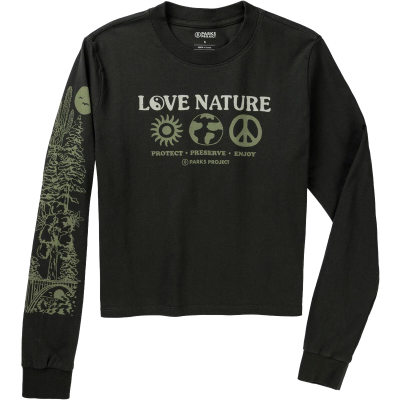 Women's Love Nature Boxy Long Sleeve, Featured Image