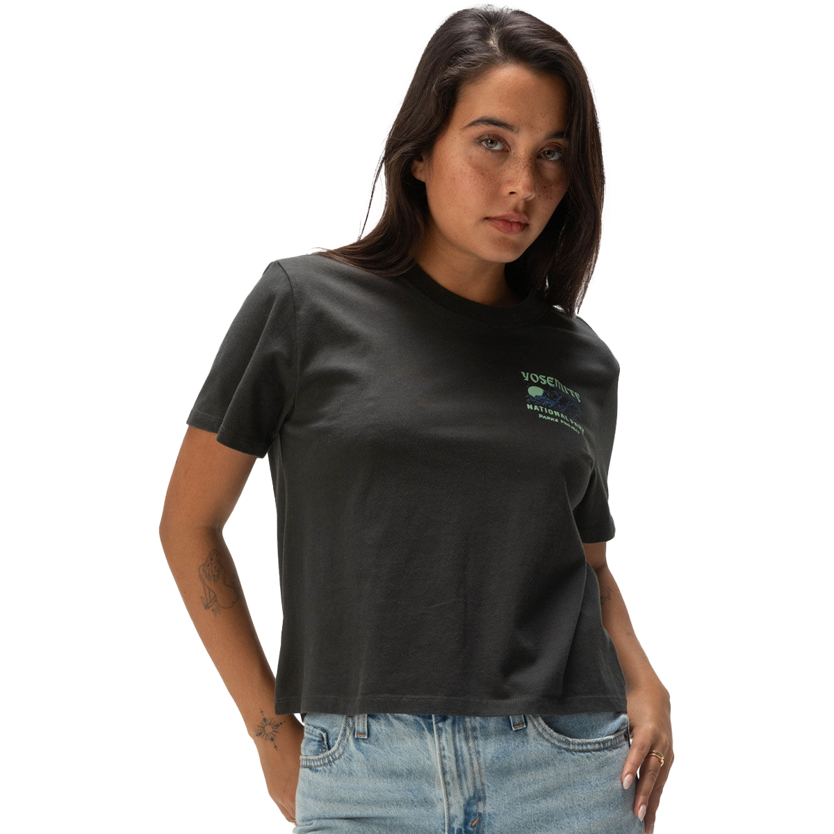 Women's Yosemite Puff Print Short Sleeve Boxy Tee alternate view