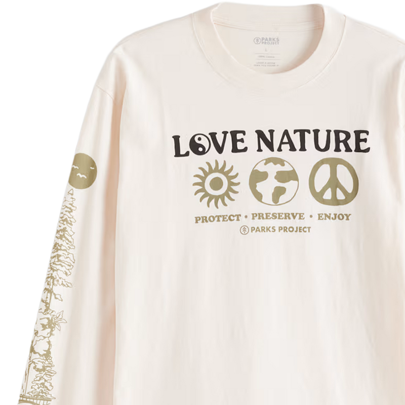 Love Nature Long Sleeve Tee, Parks Project Love Nature Long Sleeve detail