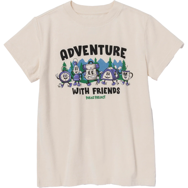 Youth Adventure With Friends Camp Tee, Featured Image